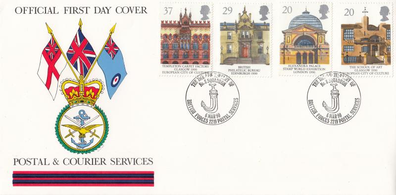 1990 (03) Europa - Forces Postal & Courier Services BF2219PS 'Alternative' Official