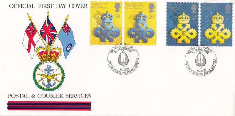 1990 (04) Queen's Awards - Forces Postal & Courier Services BF2220PS 'Alternative' Official