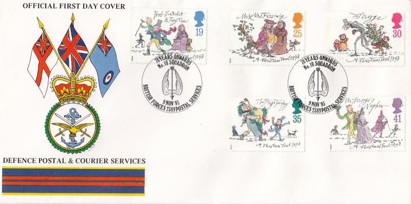 1993 (11) Christmas - Forces Defence Postal & Courier Services BF2389PS 'Alternative' Official