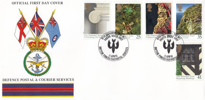 1995 (04) National Trust - Forces Defence Postal & Courier Services BF2459PS 'Alternative' Official