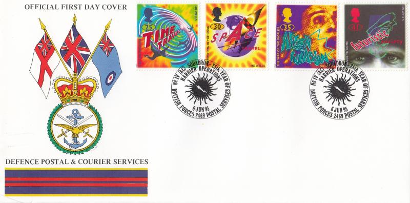 1995 (06) Sci-Fi - Forces Defence Postal & Courier Services BF2469PS 'Alternative' Official