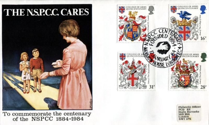 1984 (01) Heraldry - NSPCC 'Mansion House' Official