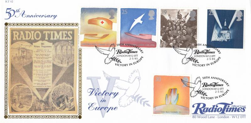 1995 (05) VE Day - Benham Radio Times (RT02) Official