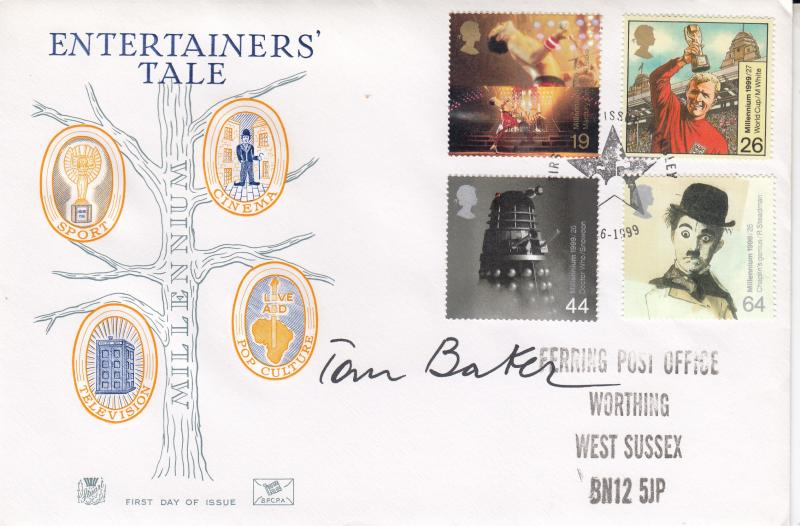 1999 (06) Entertainers - Stuart - Wembley H/S - Signed by Tom Baker