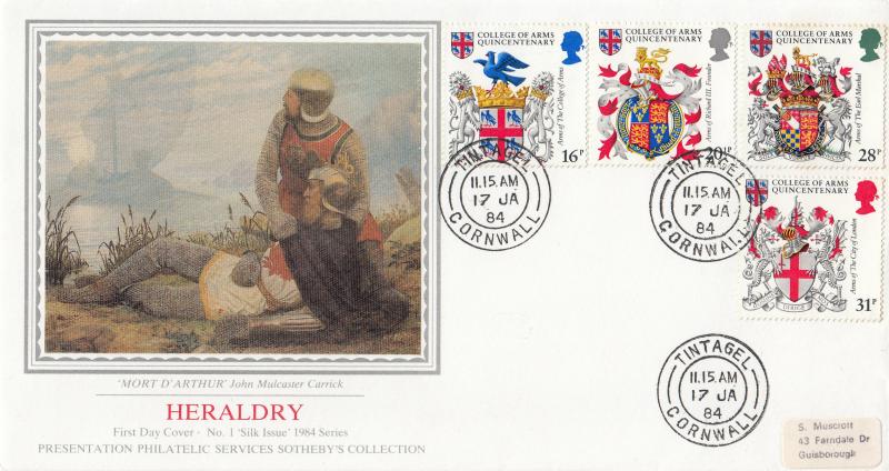 1984 (01) Heraldry - PPS 'Silk' - Tintagel CDS