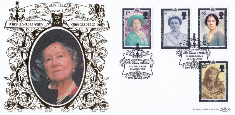 2002 (04) Queen Mother - Benham Gold (500) Official