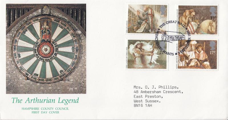 1985 (09) King Arthur - Hampshire County Council 'The Great Hall, Winchester' Official