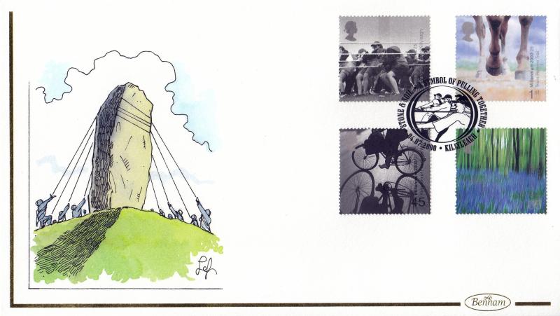 2000 (07) Stone & Soil - Benham Hand Painted (Killyleagh) Official - Signed by Jef Thornton