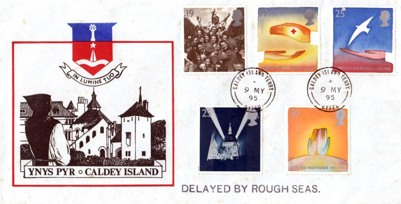 1995 (05) VE Day - Caldey Island Cover - Caldey Island CDS (Delayed By Rough Seas)