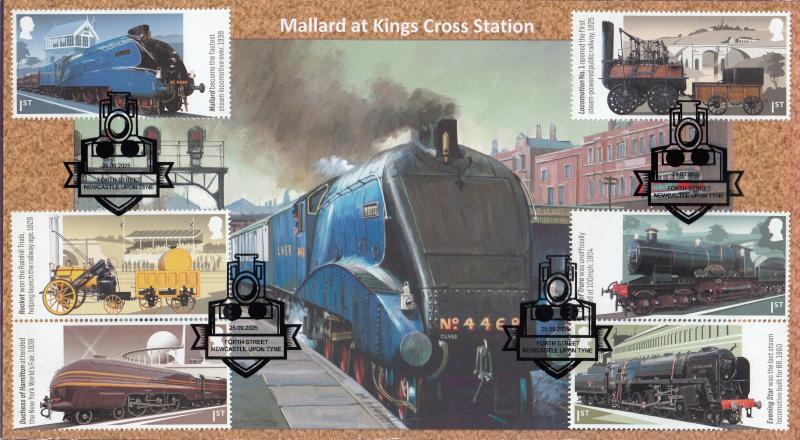 2025 (09) Steam Locomotives - Personally Produced 'Mallard At Kings Cross Station' Special - Newcastle H/S