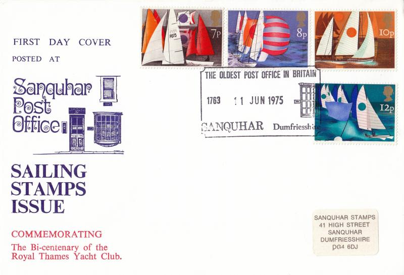 1975 (06) Sailing - Sanquhar Post Office Official