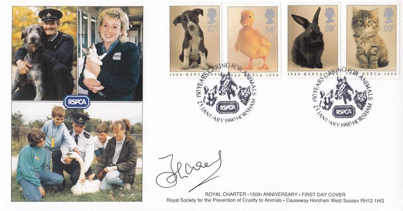 1990 (01) RSPCA - Covercraft RSPCA Horsham Official - Signed by John Cleese
