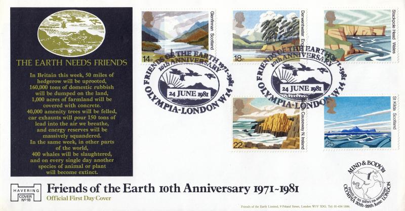 1981 (06) National Trust - Havering 'Friends Of The Earth, Olympia' Official