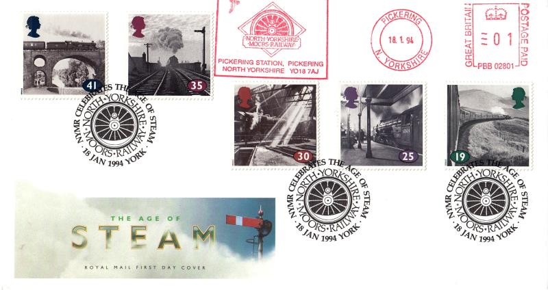 1994 (01) The Age of Steam - RM - North Yorkshire Moors Railway H/S + North Yorkshire Moors Railway Meter Mark