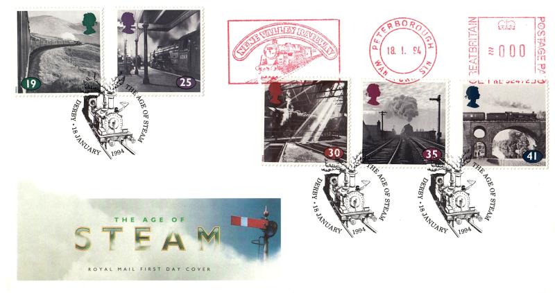 1994 (01) The Age of Steam - RM - Age of Steam, Derby H/S + Nene Valley Railway Meter Mark