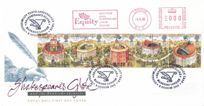 1995 (08) Shakespeare's Globe - RM - Bankside H/S + Equity Meter Mark