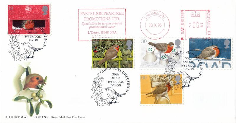 1995 (10) Christmas - RM - Ivybridge H/S + Partridge Peartree Promotions Meter Mark