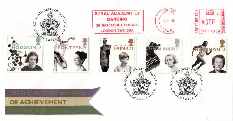 1996 (08) Women - RM - Royal Academy of Dancing H/S + Royal Academy of Dancing Meter Mark