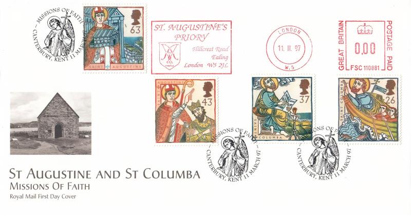 1997 (03) Missions of Faith - RM - Canterbury H/S + St Augustine's Priory Meter Mark