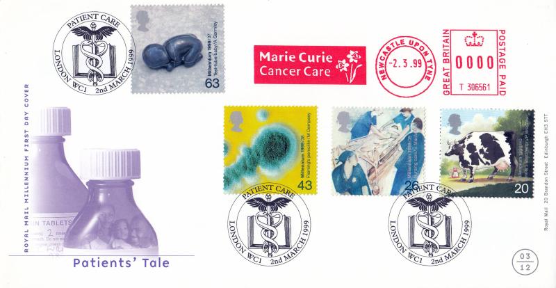 1999 (03) Patients - RM - Patient Care, London WC1 H/S + Marie Curie Cancer Care Meter Mark