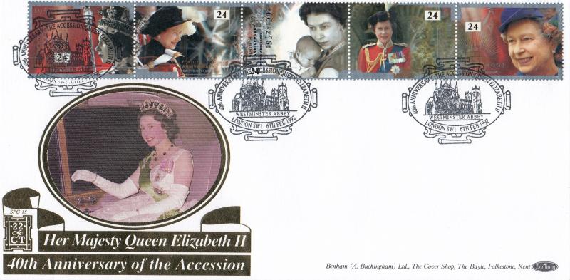 1992 (02) Accession - Benham SPG 15 'Westminster Abbey' Official