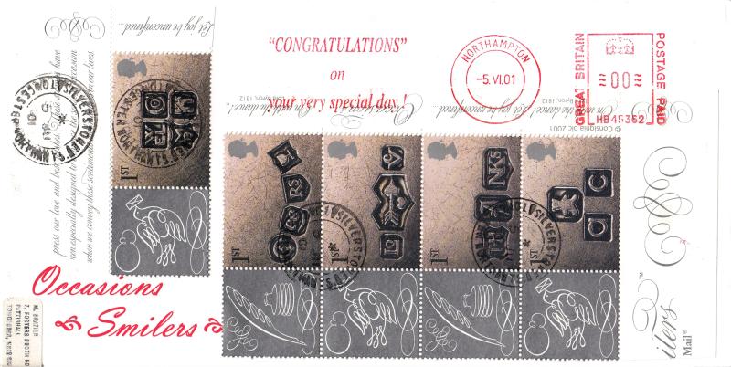 2001 (06) Generic Occasions - Brazier 'Special' - Silverstone CDS + Congratulations On Your Very Special Day Meter Mark