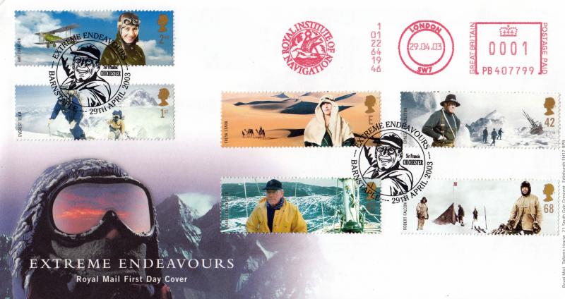 2003 (04) Extreme Endeavours - RM - Francis Chichester, Barnstaple H/S + Royal Institure of Navigation Meter Mark