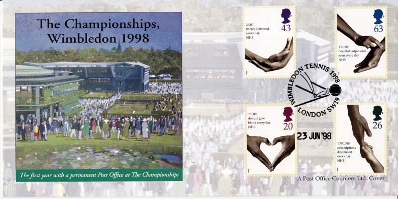 1998 (06) NHS - Wimbledon Championships Post Office Counter Official