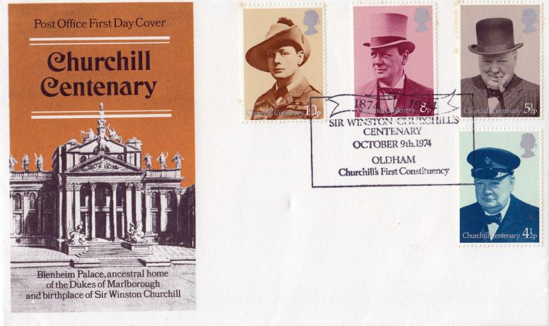 1974 (10) Churchill - PO - Oldham, Churchill's First Constituency' H/S