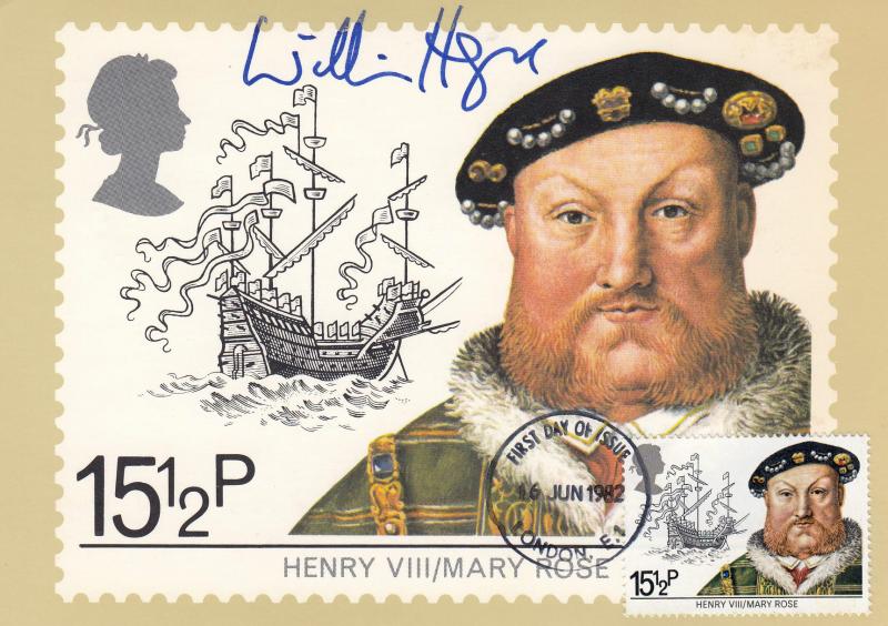 1982 (06) Maritime - 15½p PHQ Card - Matching Stamp on Front - London E1 FDI - Signed by William Hague