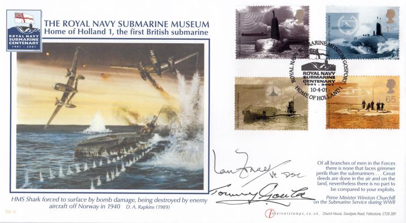2001 (04) Submarines - Internet 'RNSS, Home of Holland' Official - Signed by Ian Fraser VC & Tommy Gould VC