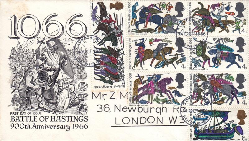 1966 (10) Battle of Hastings - Stuart - Ord - London WC FDI