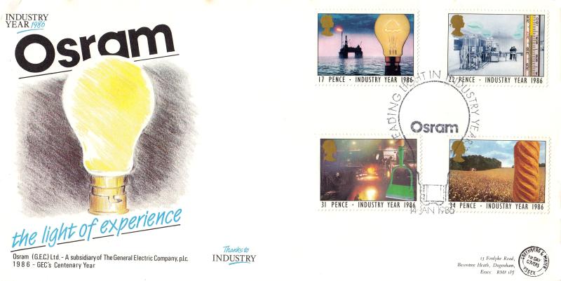 1986 (01) Industry - G&P 'Osram, Leading Light' Official