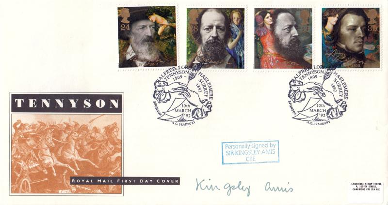 1992 (03) Tennyson - RM - Haslemere H/S - Signed by the late Kingsley Amis