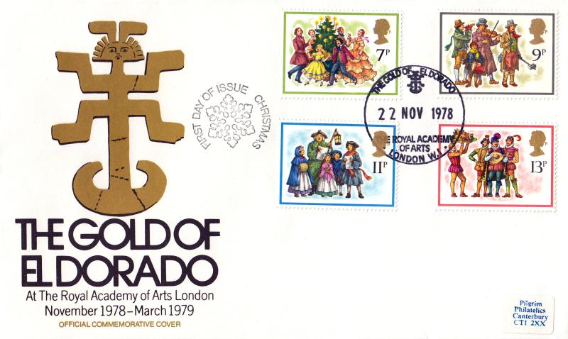 1978 (11) Christmas - Pilgrim 'Gold of El Dorado' Royal Academy of Arts Official