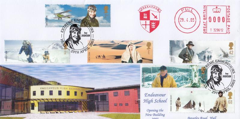 2003 (04) Extreme Endeavours - John Bryan Endeavour High School Official - Amy Johnson, Hull H/S + Endeavour School Meter Mark