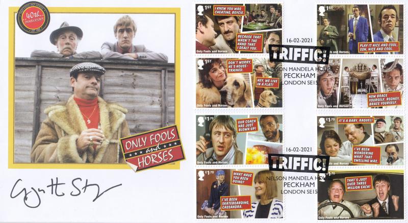 2021 (02) Only Fools and Horses (Stamps) - Internet 'Triffic, Peckham' Official - Signed Gwyneth Strong