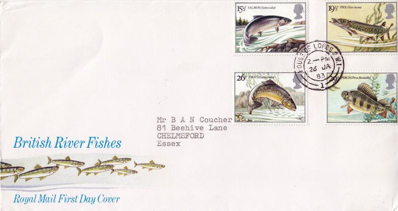 1983 (01) British River Fishes - RM - House of Lords CDS