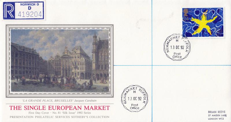1992 (10) Single Market - PPS Silk - Newmarket CDS