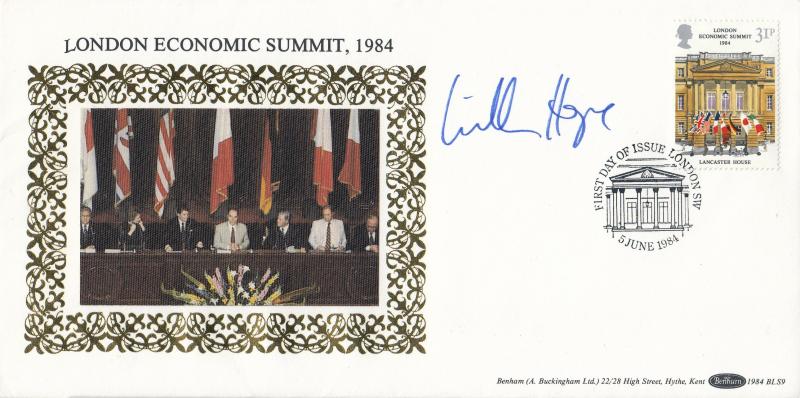 1984 (06) Summit - Benham BLS 9 - London SW H/S - Signed by William Hague