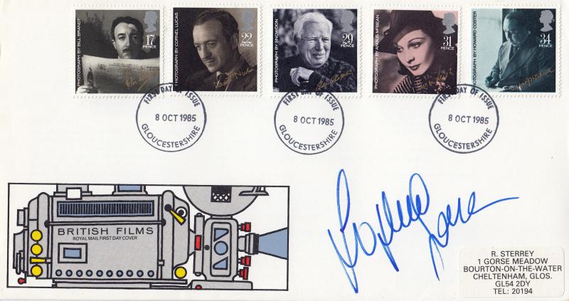 1985 (10) Films - RM - Gloucester FDI - Signed by Sophia Loren