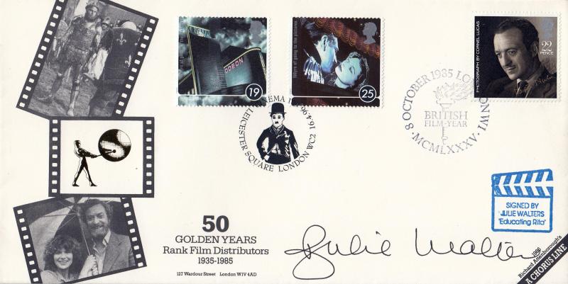 1985 (10) Films - Covercraft 'Rank Film Distributors' Special - Doubled in 1996 - Signed by Julie Walters
