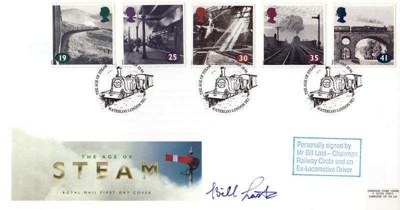 1994 (01) The Age of Steam - RM - Age of Steam, Waterloo H/S - Signed by Bill Last