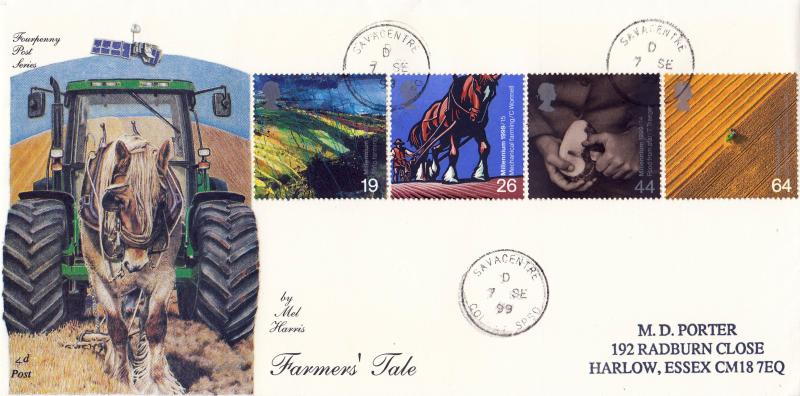 1999 (09) Farmers - 4d Post - Savacentre CDS