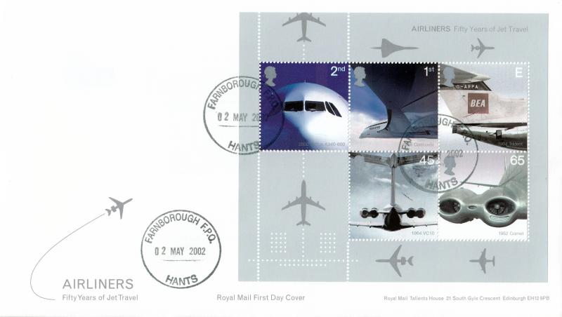 2002 (05) Airliners (M/S) - RM - Farnborough CDS