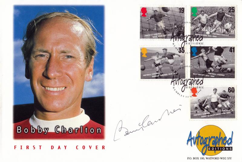 1996 (05) Football Legends - Westminster Autograph Editions Official - Signed by the late Bobby Charlton