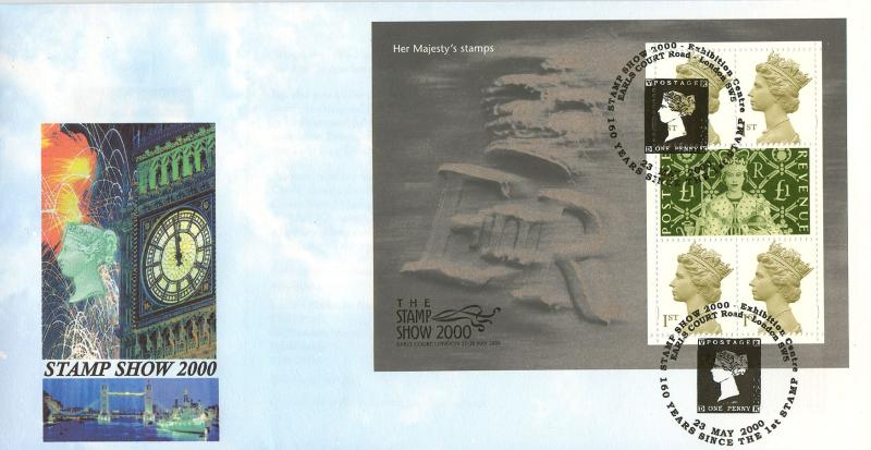 2000 (05) Stamp Show 2000 Coronation M/S - Peter Payne Earls Court Road Official