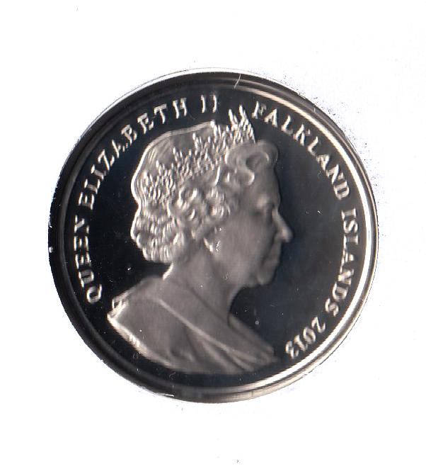 2013 (05) Falkland Islands 'Baroness Thatcher' - Westminster Sterling Silver Proof Crown FDC