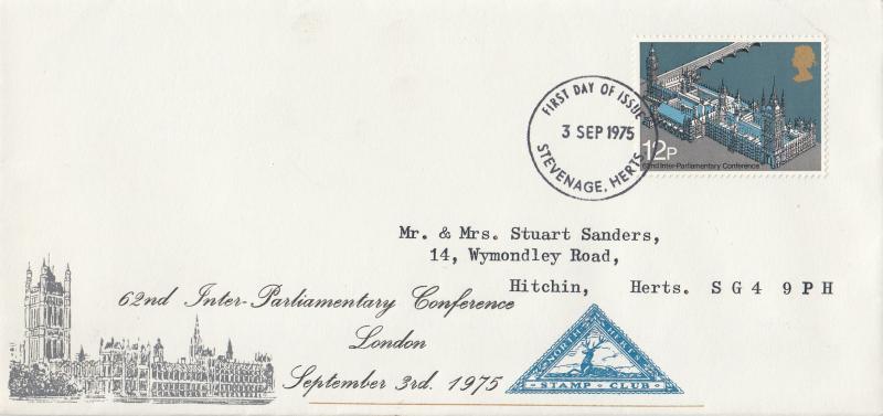 1975 (09) Inter-Parliamentary Conference - North Herts Stamp Club - Stevenage FDI