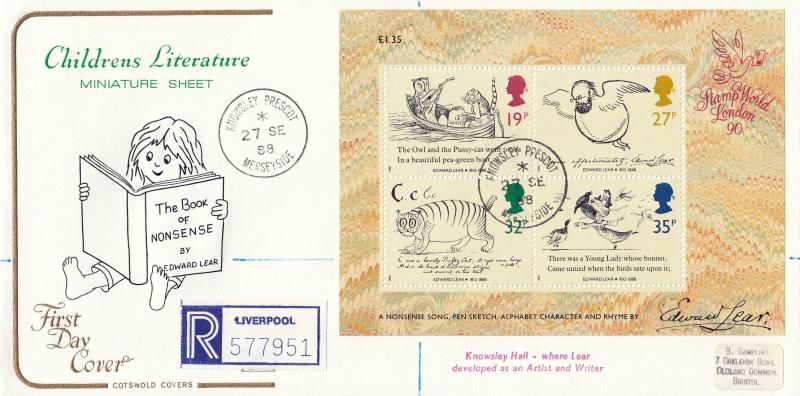 1988 (09) Edward Lear (M/S) - Cotswold - Knowsley CDS